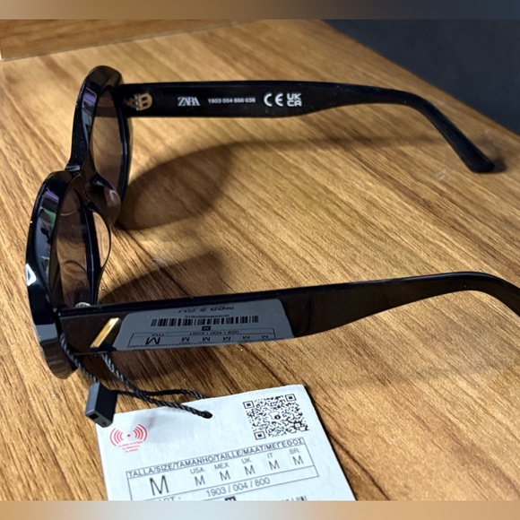 Nwt- zara- oval acetate sunglasses - Picture 6 of 7